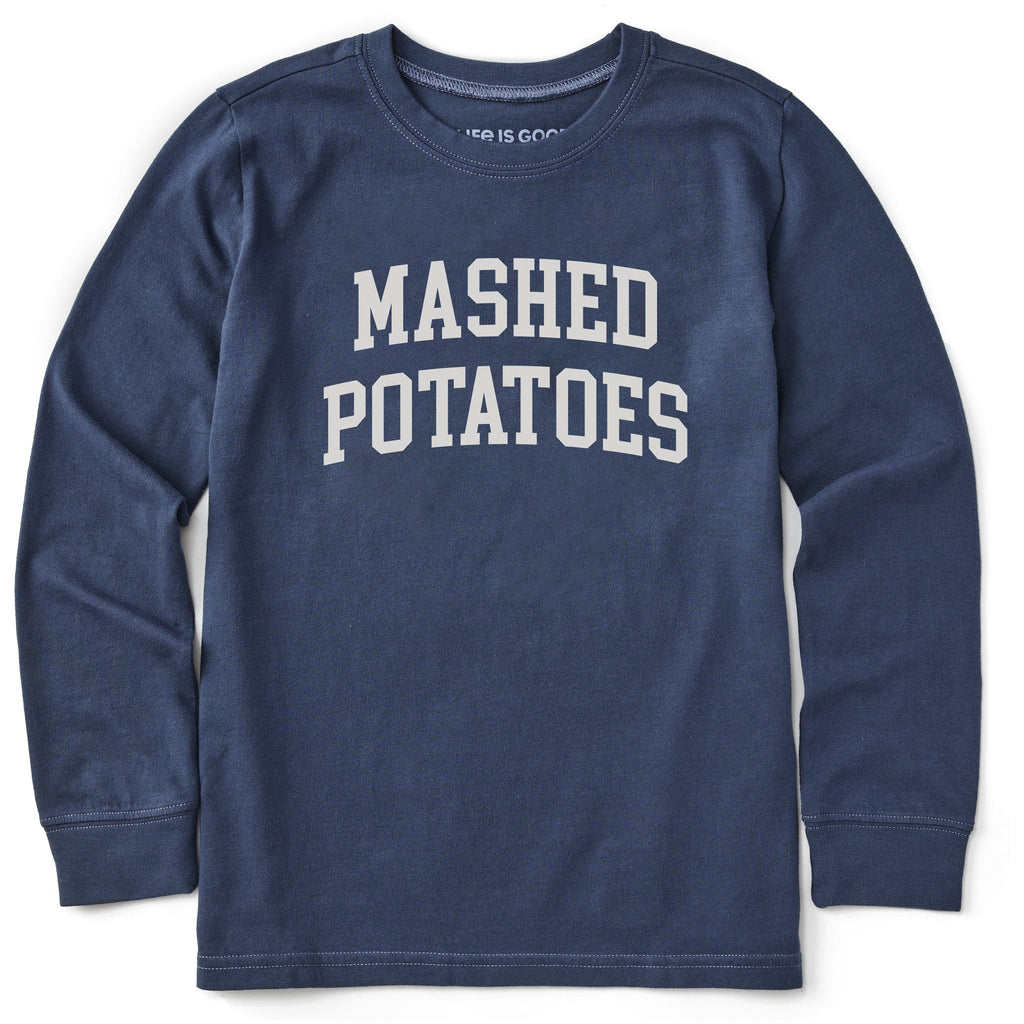 Kids Mashed Potatoes Athletic Arch Long Sleeve Crusher Tee product image 1