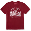 Men's Christmas Lights Putter Upper Short Sleeve Crusher Tee product image 1