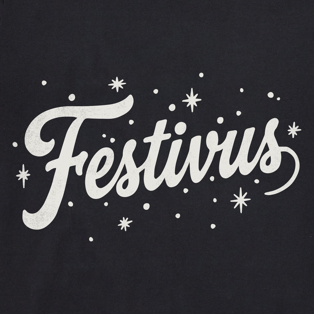 Women's Festivus Script Short Sleeve Crusher Boxy Tee product image 2