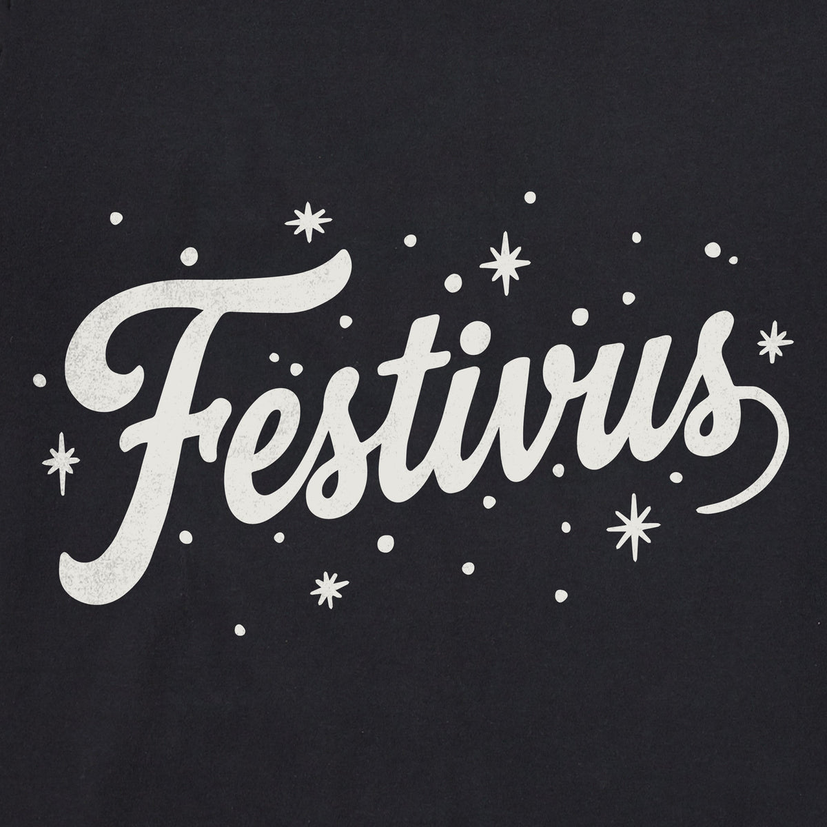 Women's Festivus Script Short Sleeve Crusher Boxy Tee product image 2