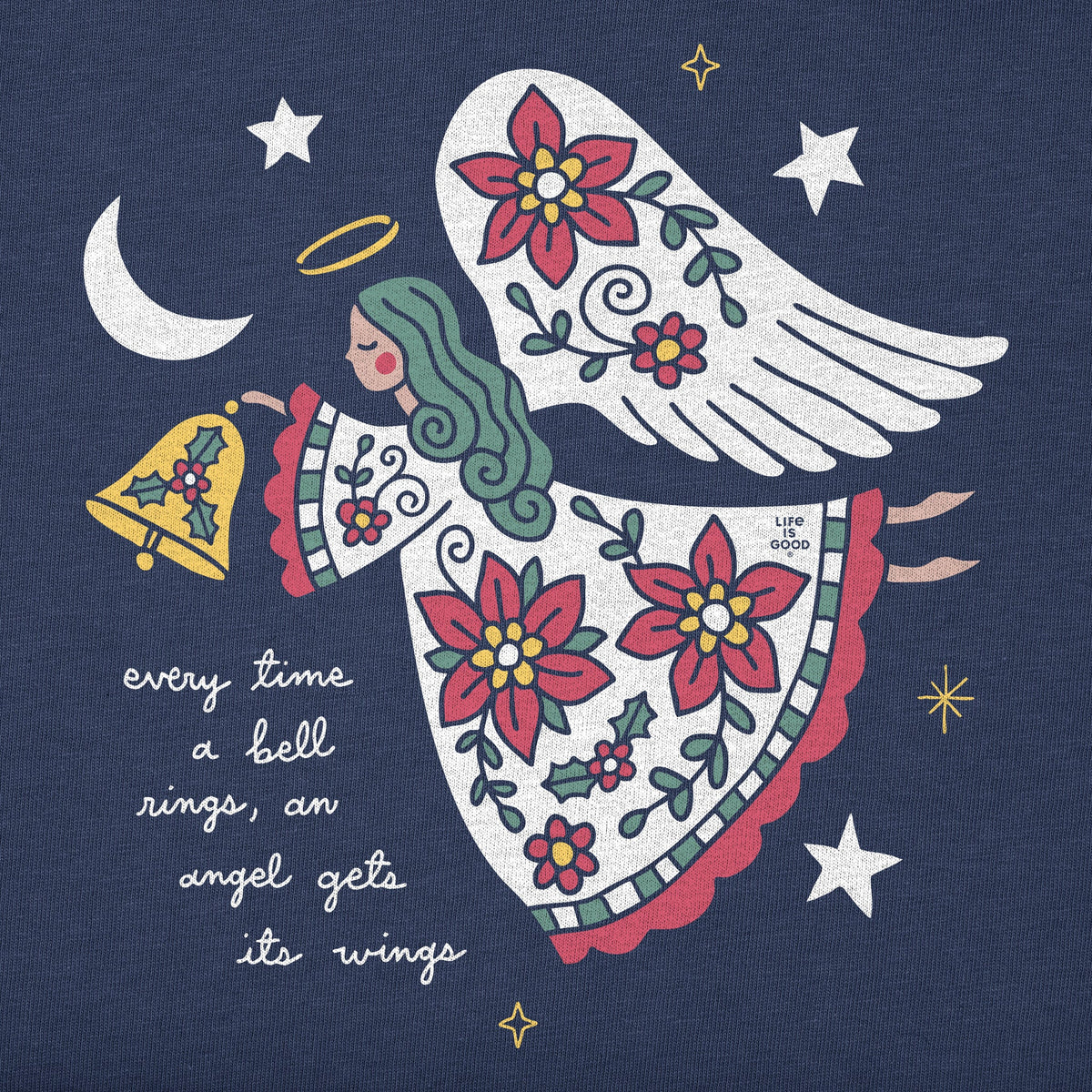 Women's Angel Wings Short Sleeve Crusher Tee product image 2