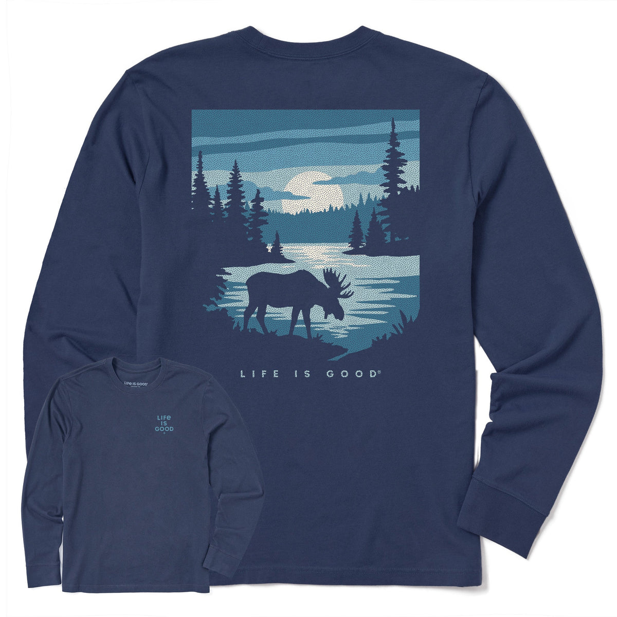 Men's Moose Lake Long Sleeve Crusher Tee product image 1