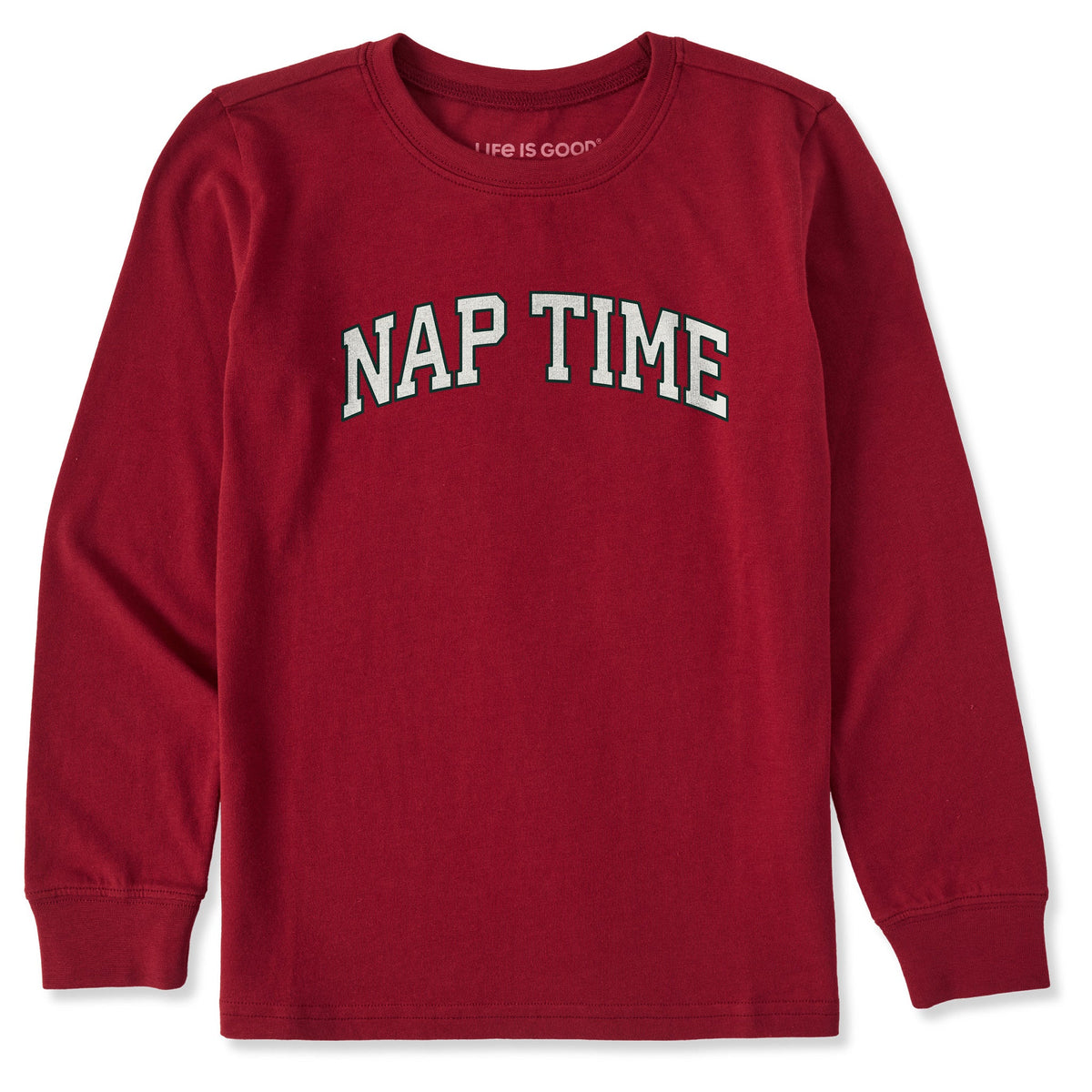 Kids Nap Time Outline Arch Long Sleeve Crusher Tee product image 1