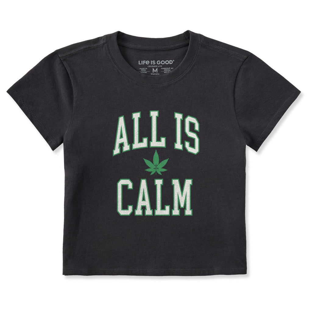 Women's All is Calm Weed Arch Crusher-LITE Shrunken Tee product image 1