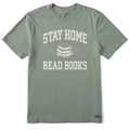 Men's Stay Home Read More Books Arch Short Sleeve Crusher product image 1