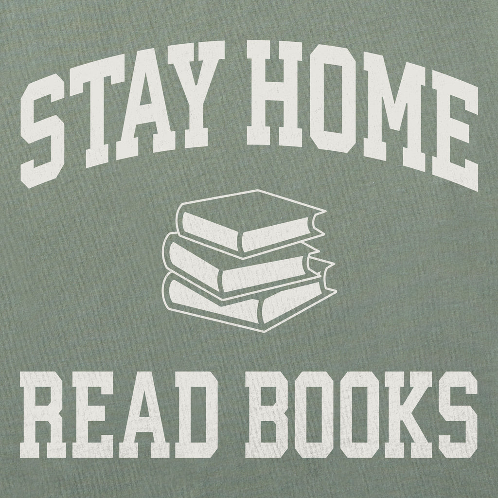 Women's Stay Home Read More Books Arch Short Sleeve Crusher product image 2