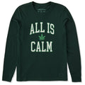 Women's All is Calm Weed Arch Long Sleeve Crusher Tee product image 1