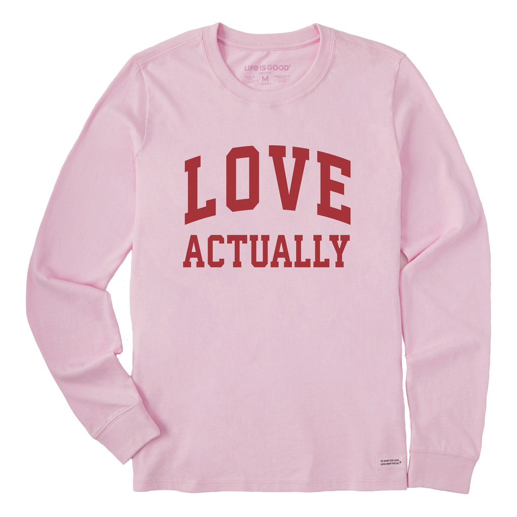 Women's Love Actually Arch Long Sleeve Crusher Tee product image 1