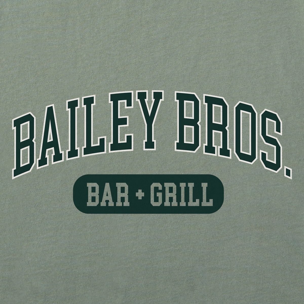 Men's Bailey Bros Bar and Grill Arch Long Sleeve Crusher Tee product image 2