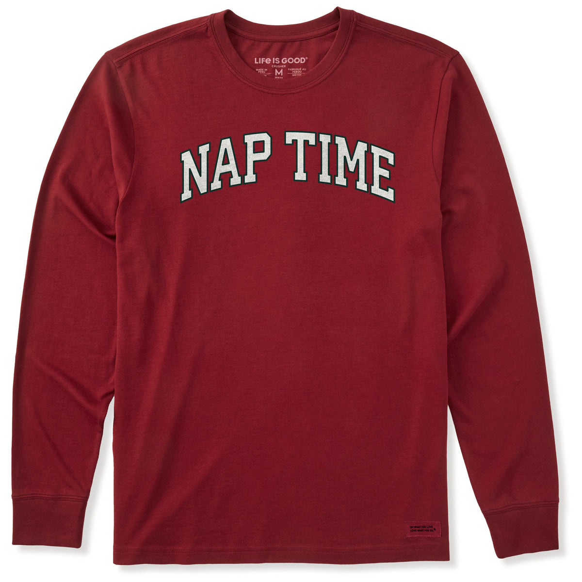 Men's Nap Time Outline Arch Long Sleeve Crusher Tee product image 1