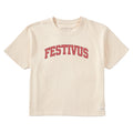 Women's Festivus Outline Arch Short Sleeve Crusher Boxy Tee product image 1
