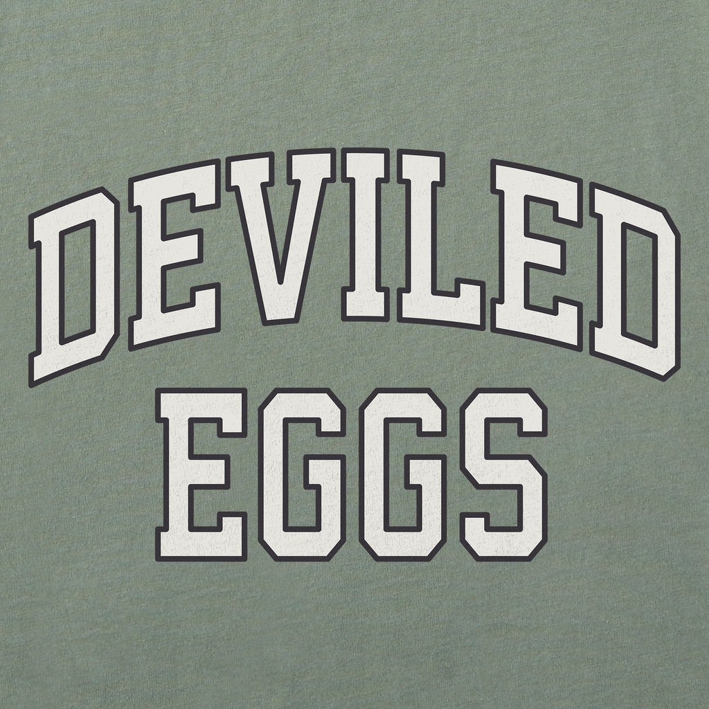 Women's Deviled Eggs Outline Arch Short Sleeve Crusher Boxy product image 2