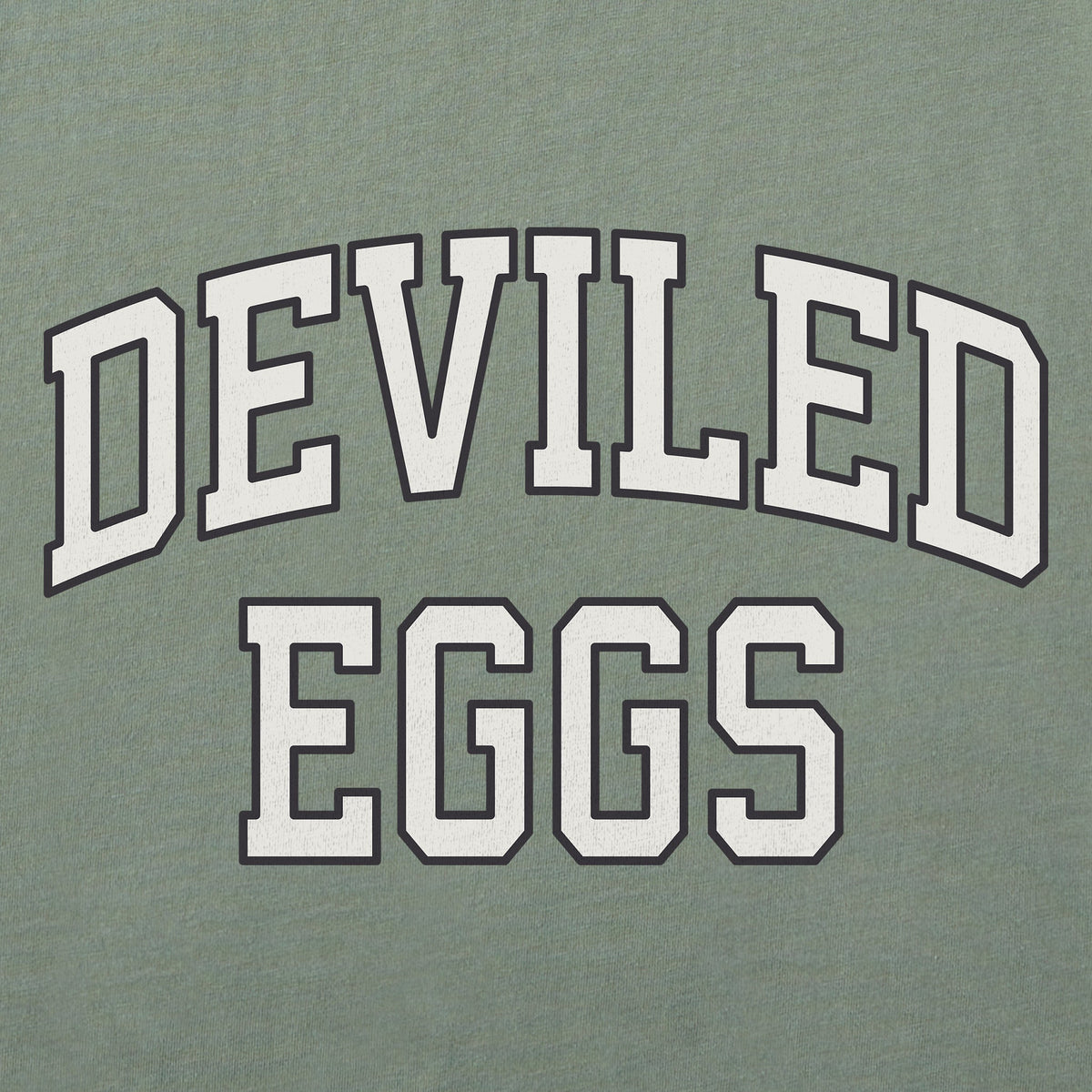 Women's Deviled Eggs Outline Arch Short Sleeve Crusher Boxy product image 2