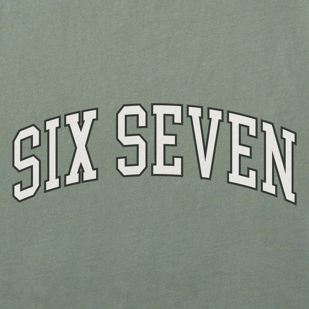 Women's Six Seven Outline Arch Short Sleeve Crusher Boxy Tee product image 2