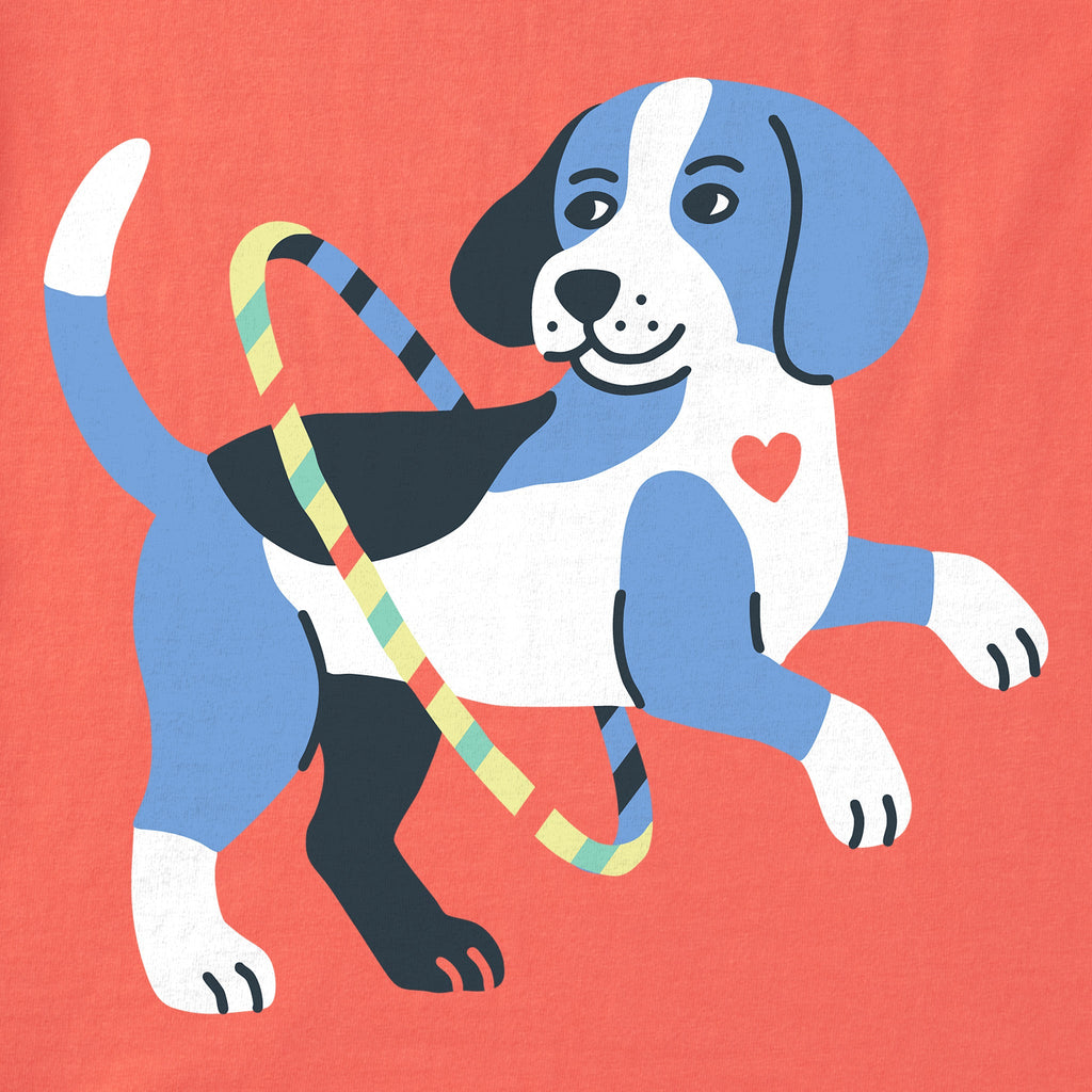 Kids Hula Beagle Short Sleeve Crusher Tee product image 2