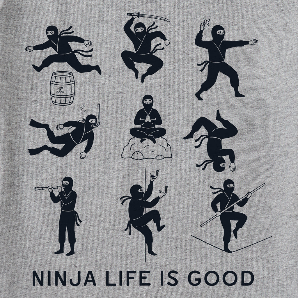 Kids Ninja Life is Good Short Sleeve Crusher Tee product image 2