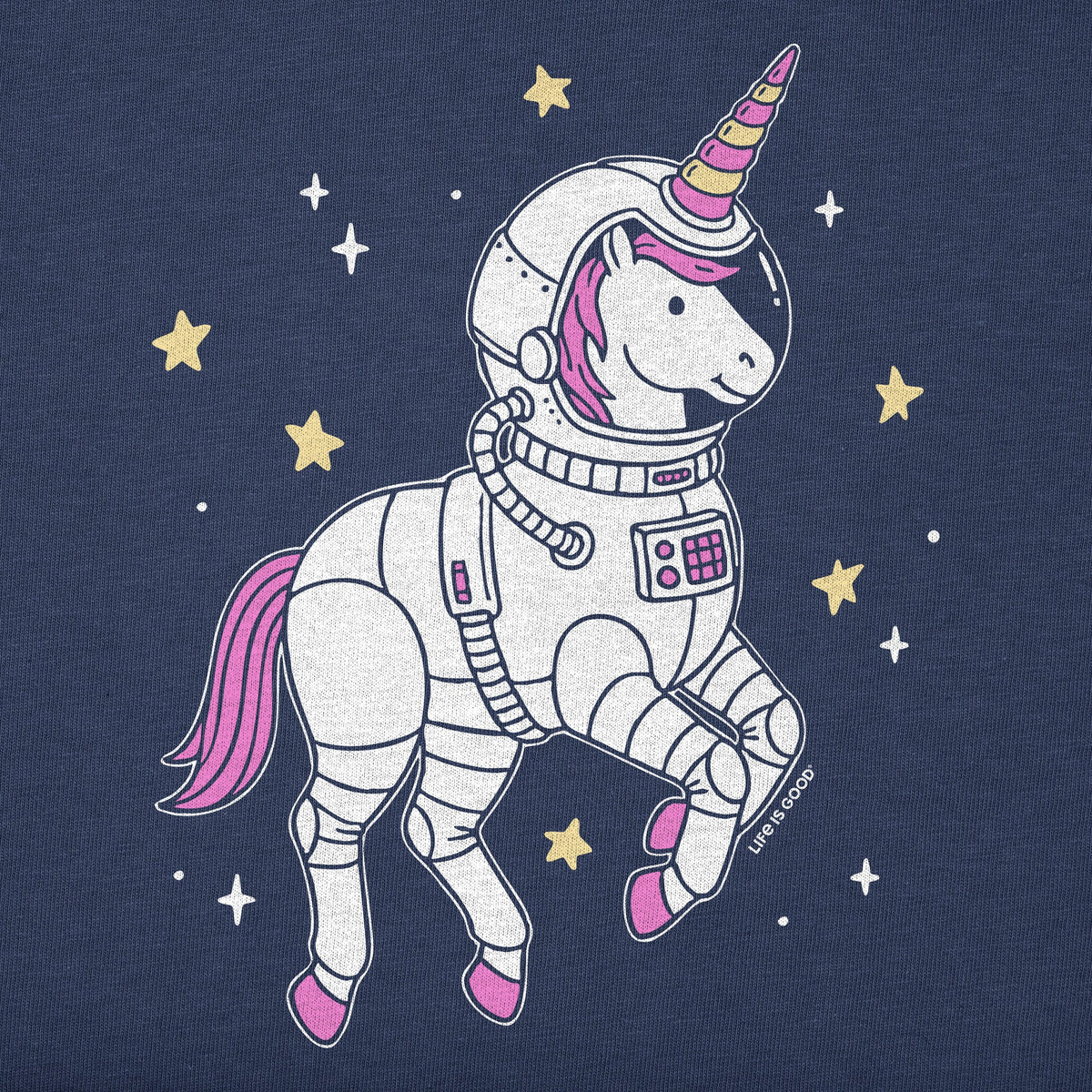 Kids Unicorn Astronaut Short Sleeve Crusher Tee product image 2
