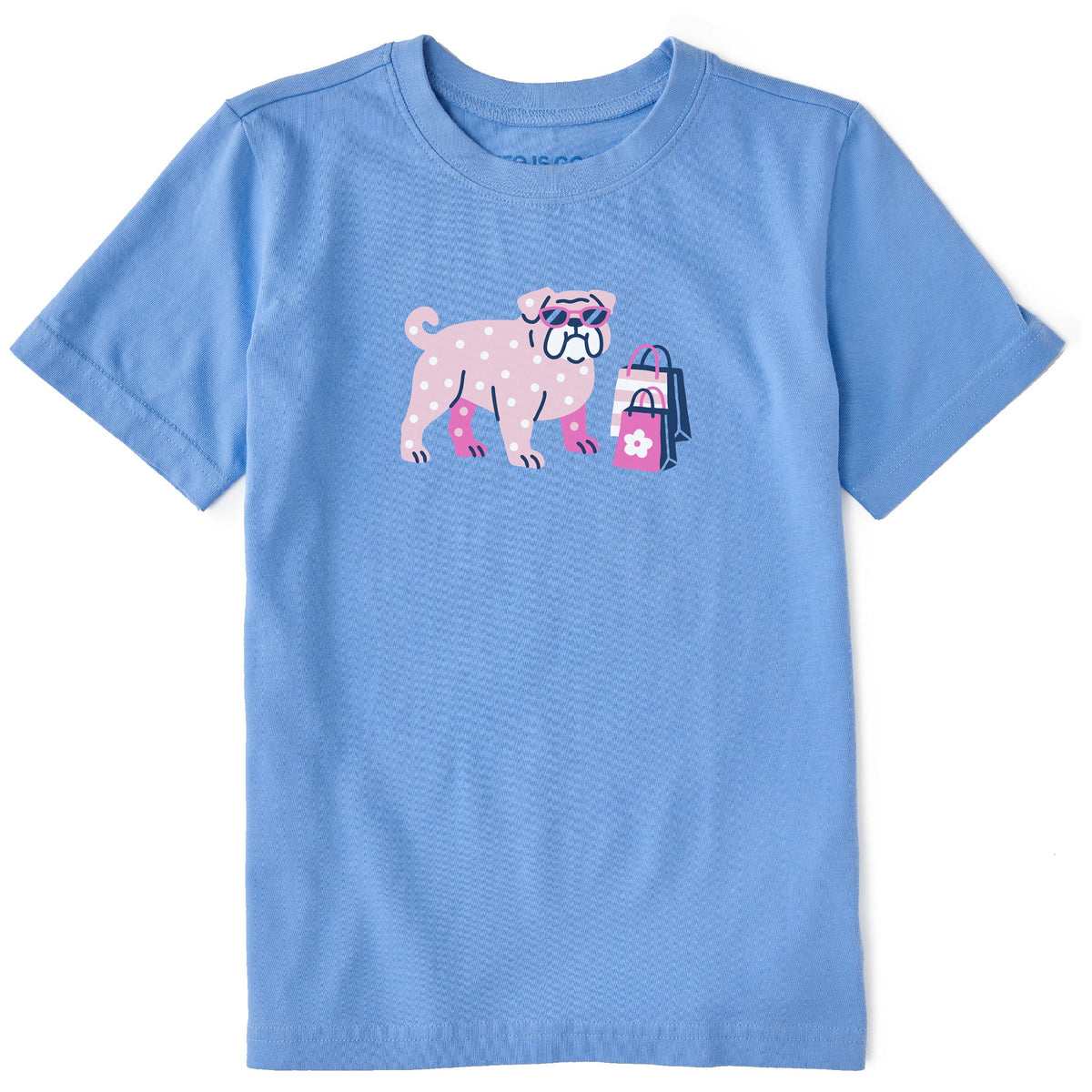 Kids Shopping Bulldog Short Sleeve Crusher Tee product image 1