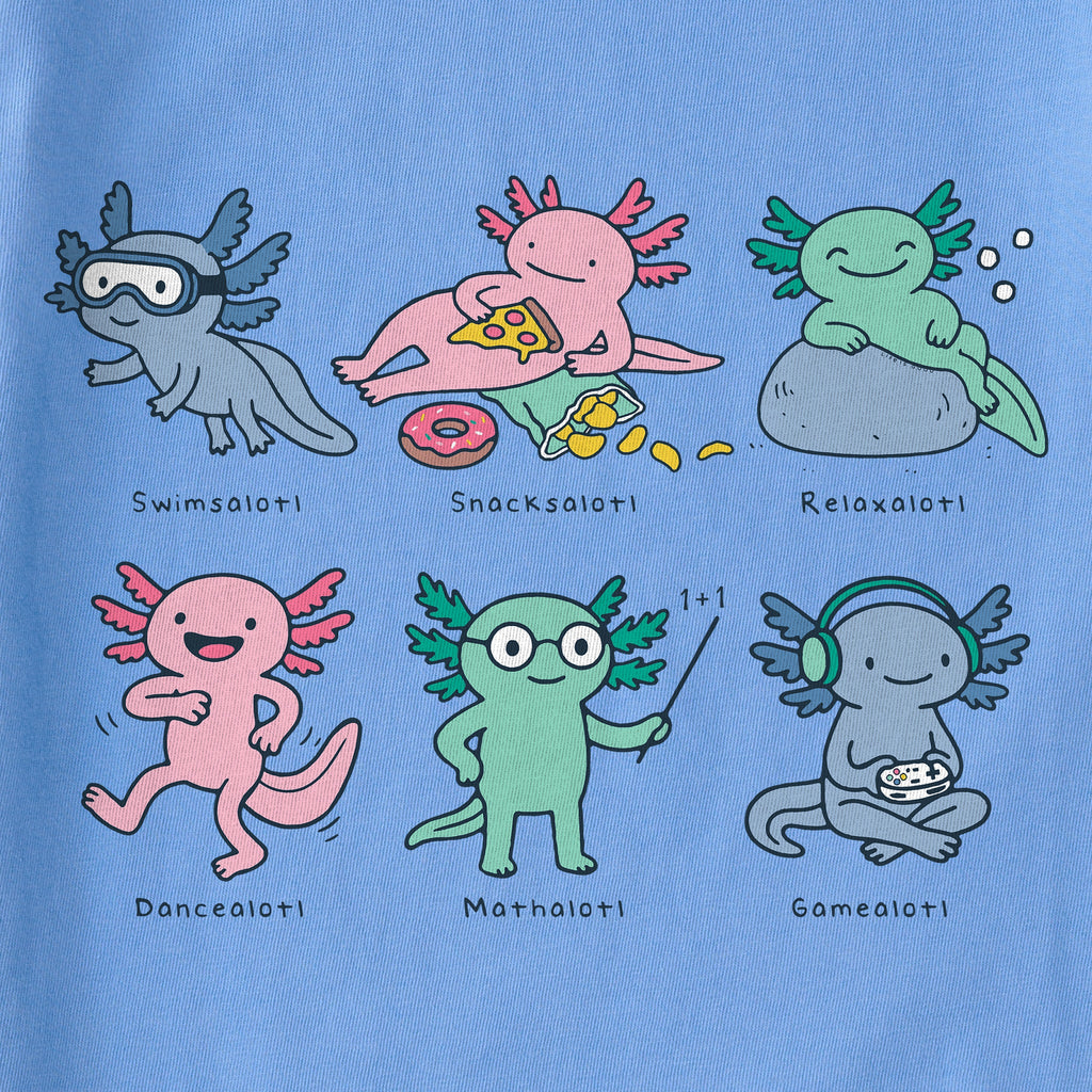Kids A Lotta Axolotls Short Sleeve Crusher Tee product image 2