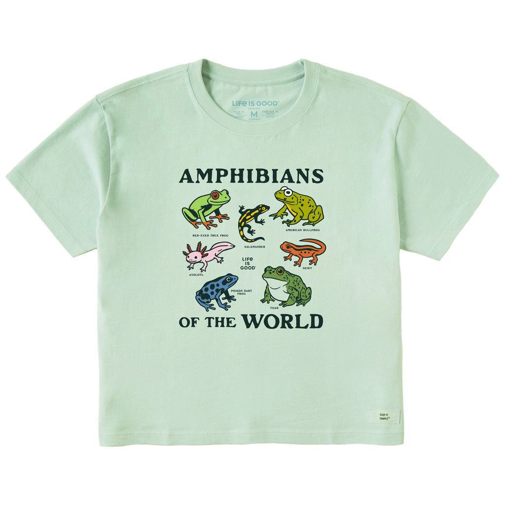 Women's Amphibians of the World Short Sleeve Crusher Boxy product image 1