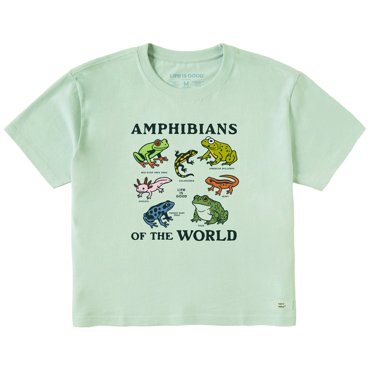 Women's Amphibians of the World Short Sleeve Crusher Boxy product image 1