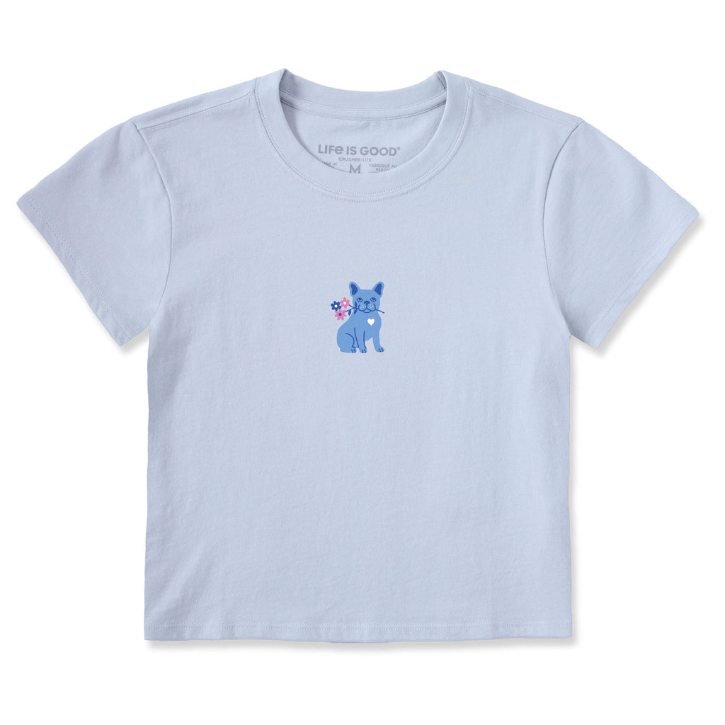 Women's Frenchie Flowers Crusher-LITE Shrunken Tee product image 1