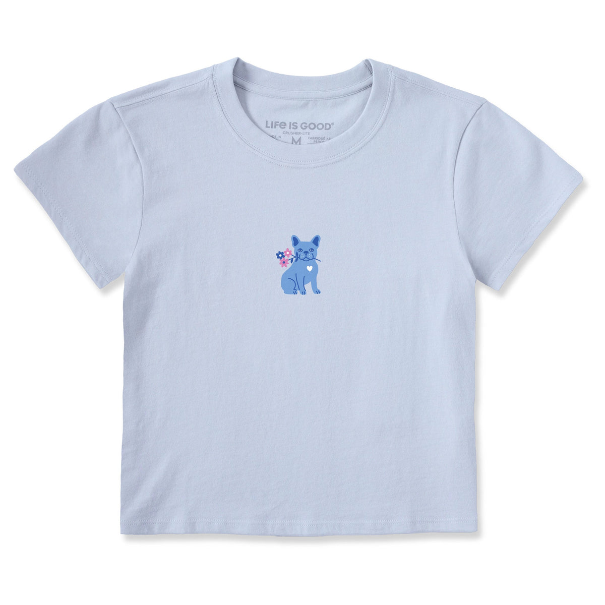 Women's Frenchie Flowers Crusher-LITE Shrunken Tee product image 1