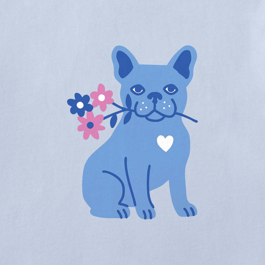 Women's Frenchie Flowers Crusher-LITE Shrunken Tee product image 2