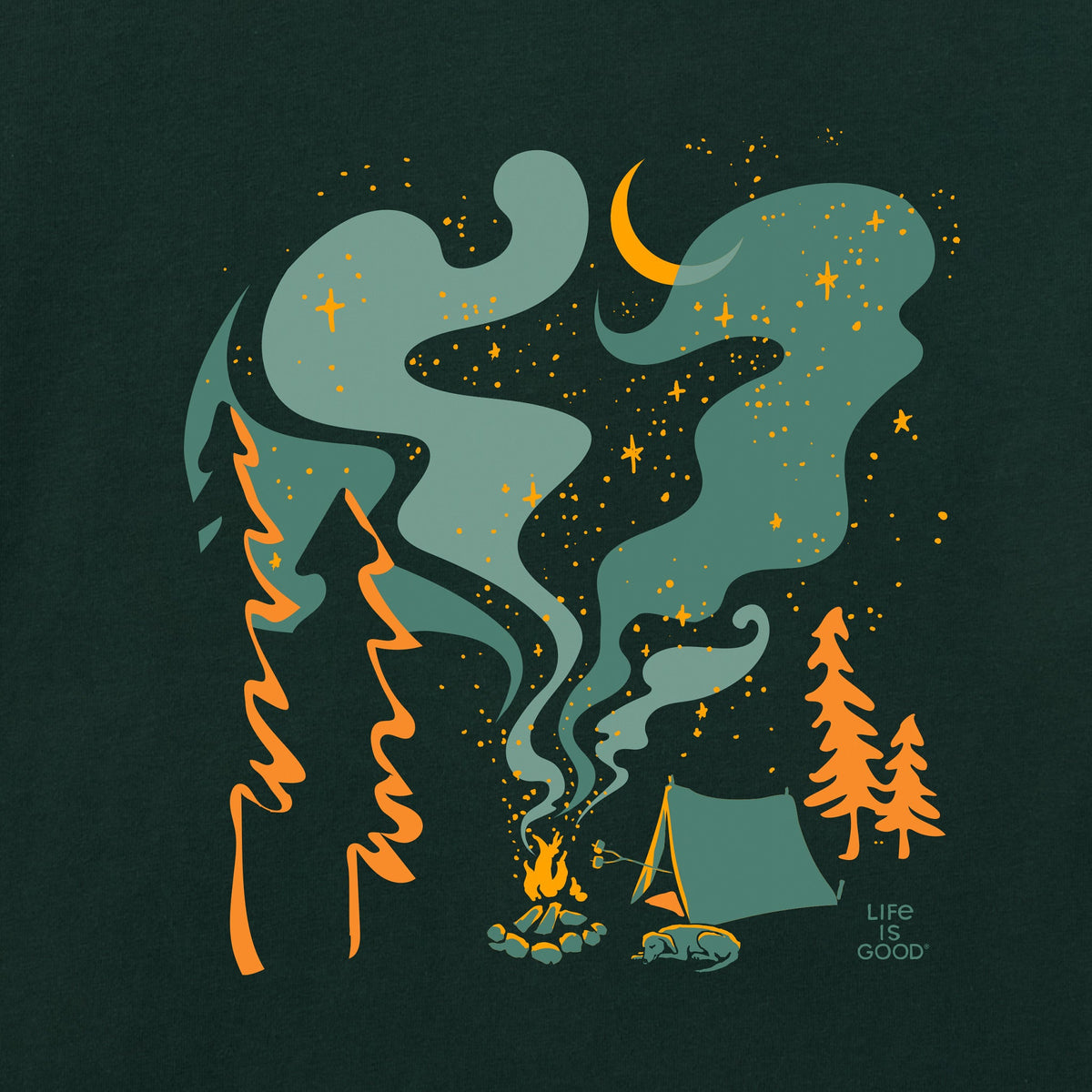 Men's Campfire Dreams Short Sleeve Crusher Tee product image 2