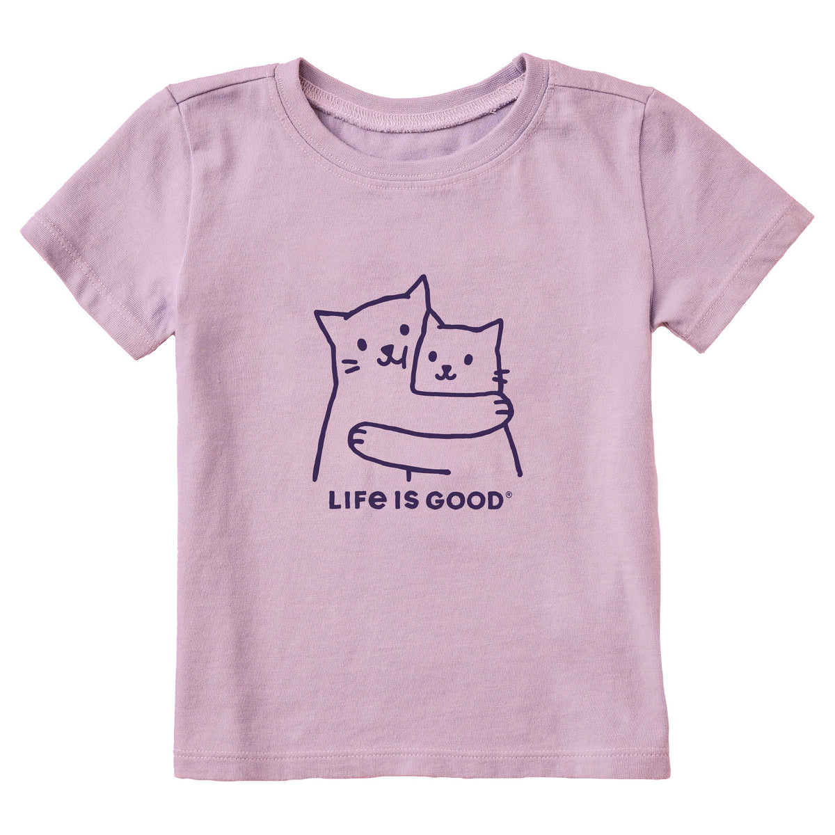 Toddler Hugging Cats Short Sleeve Crusher Tee product image 1