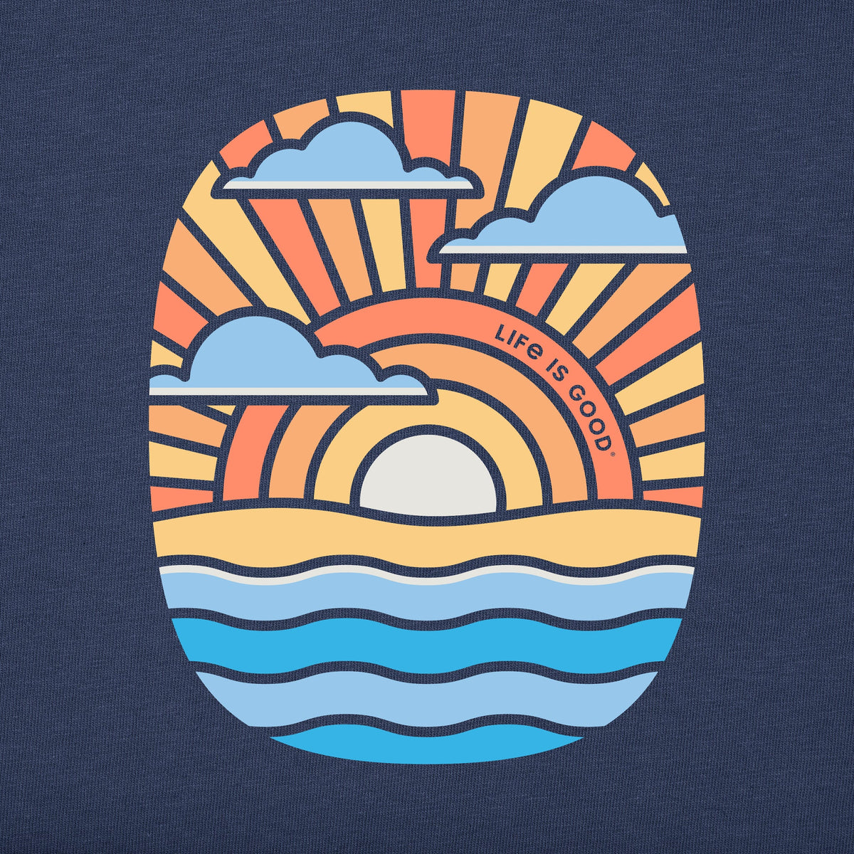 Men's Graphic Sunset Short Sleeve Crusher Tee product image 2