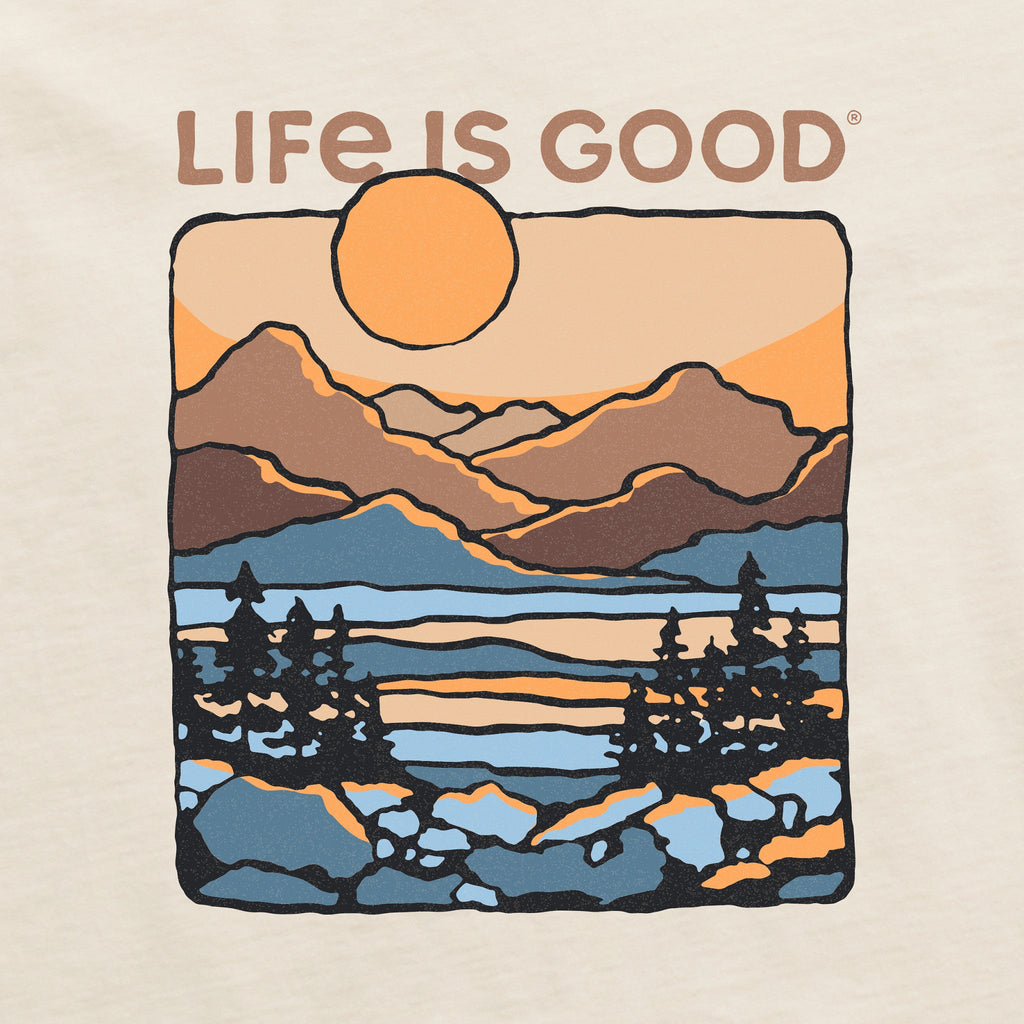 Men's A Mountain Sunset Short Sleeve Crusher Tee product image 2