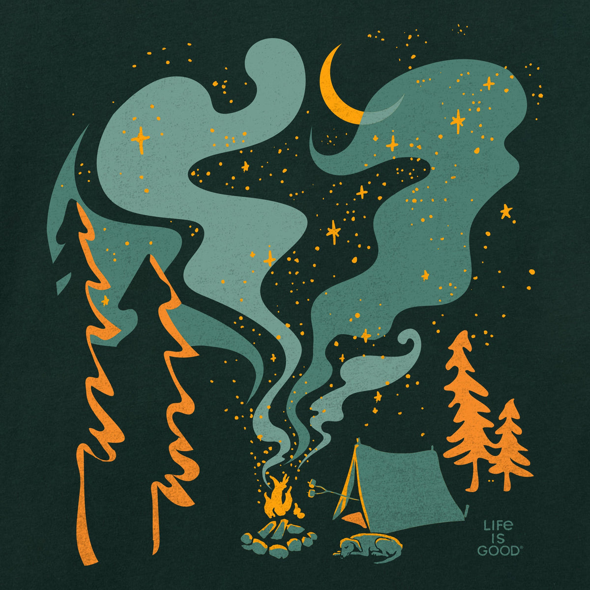 Women's Campfire Dreams Short Sleeve Crusher Tee product image 2