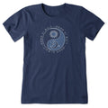 Women's Yin Yang Celestial Short Sleeve Crusher Tee product image 1