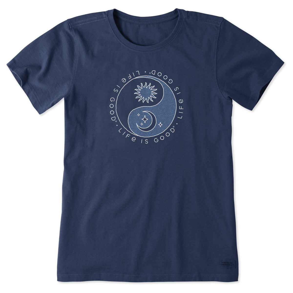 Women's Yin Yang Celestial Short Sleeve Crusher Tee product image 1