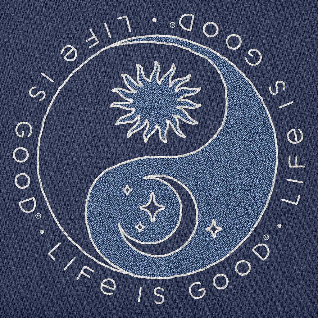 Women's Yin Yang Celestial Short Sleeve Crusher Tee product image 2