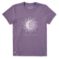 Women's Celestial Sun and Moon Short Sleeve Crusher Tee product image 1