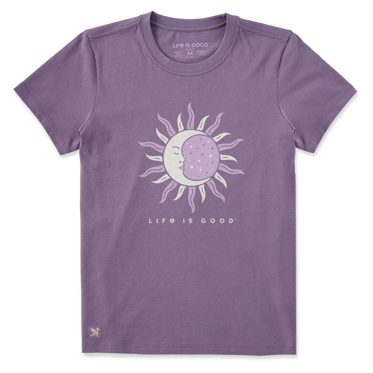 Women's Celestial Sun and Moon Short Sleeve Crusher Tee product image 1