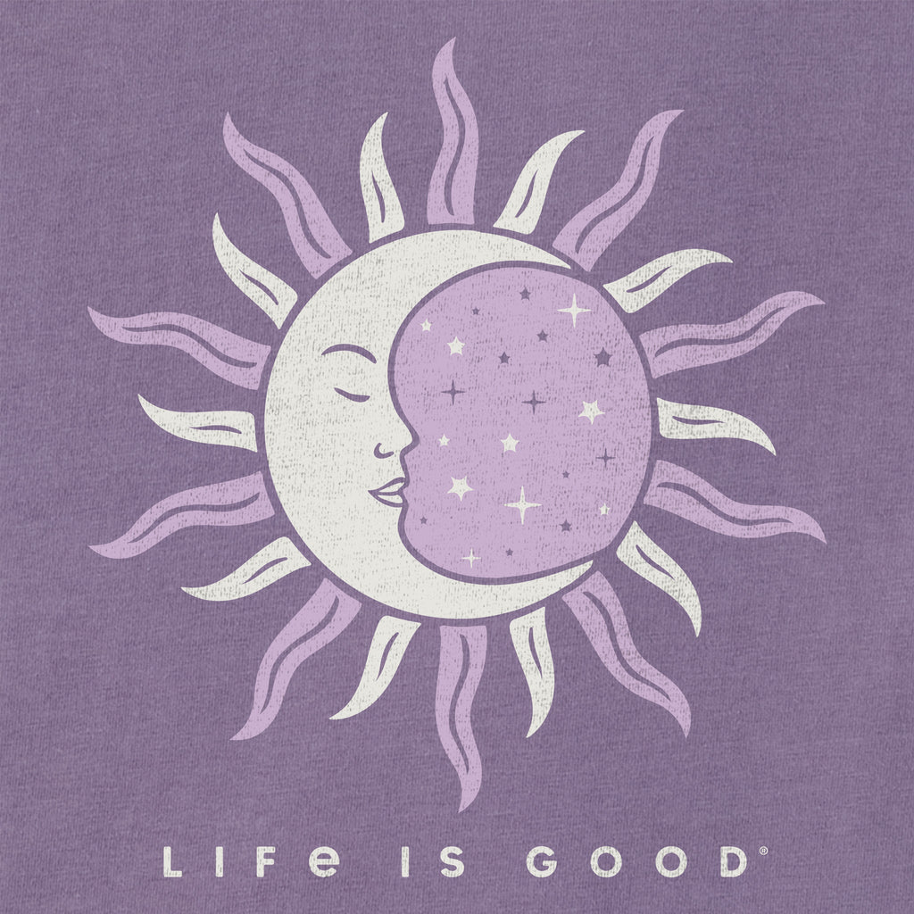 Women's Celestial Sun and Moon Short Sleeve Crusher Tee product image 2
