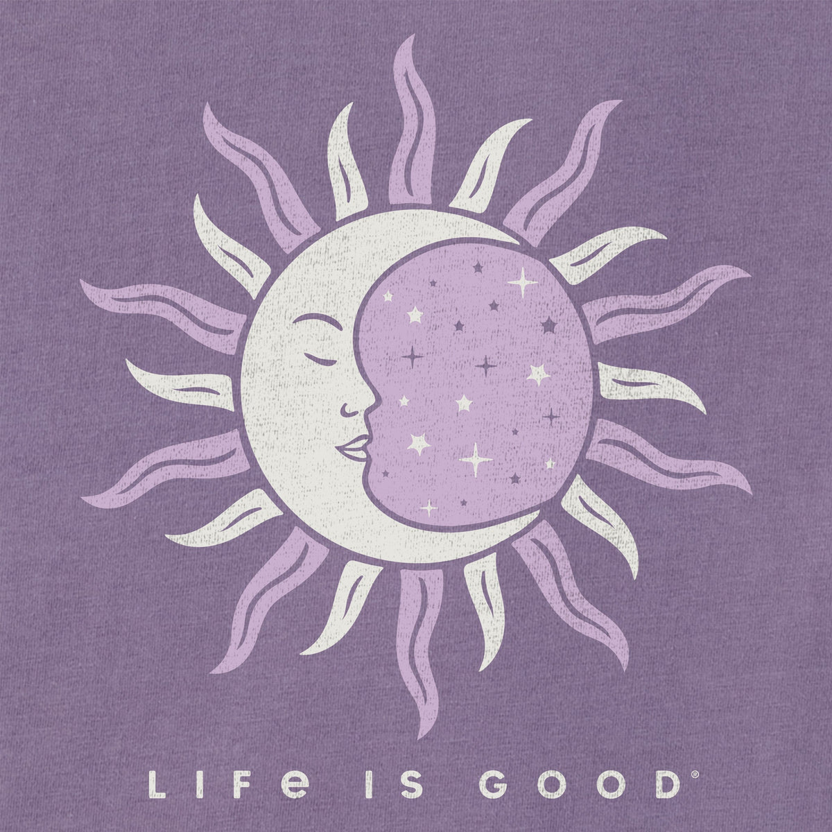 Women's Celestial Sun and Moon Short Sleeve Crusher Tee product image 2