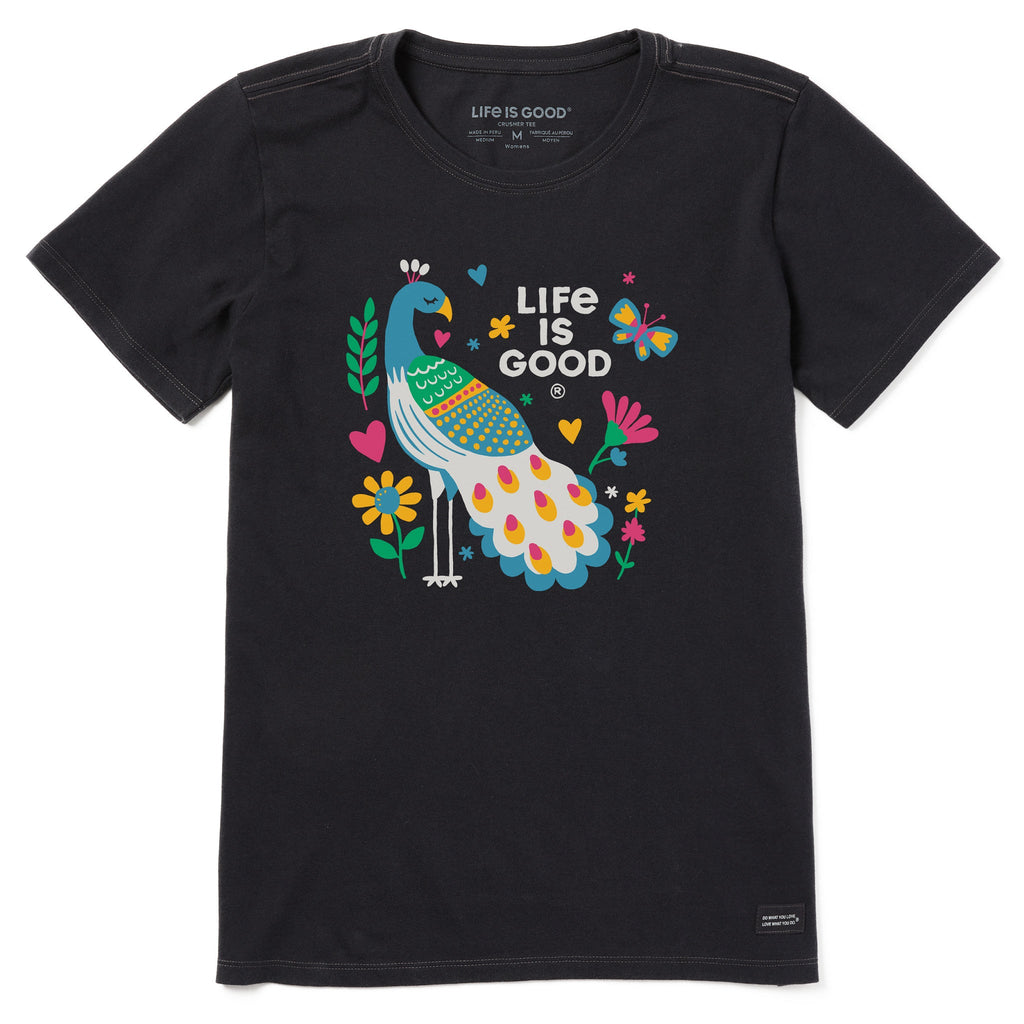 Women's It's a Peacock Short Sleeve Crusher Tee product image 1
