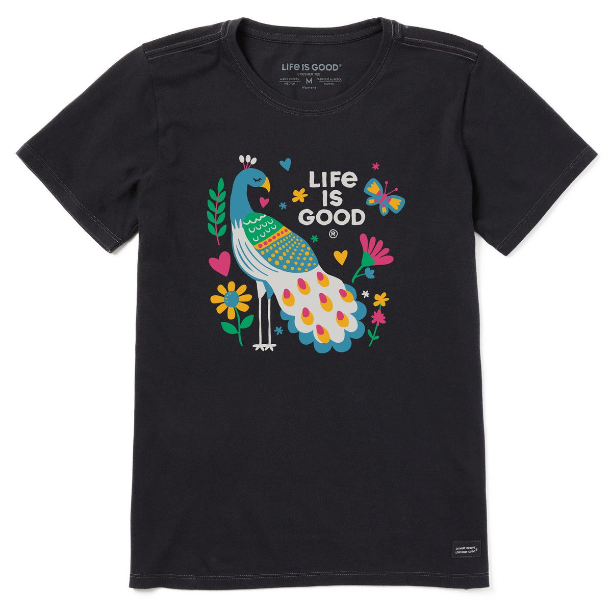 Women's It's a Peacock Short Sleeve Crusher Tee product image 1