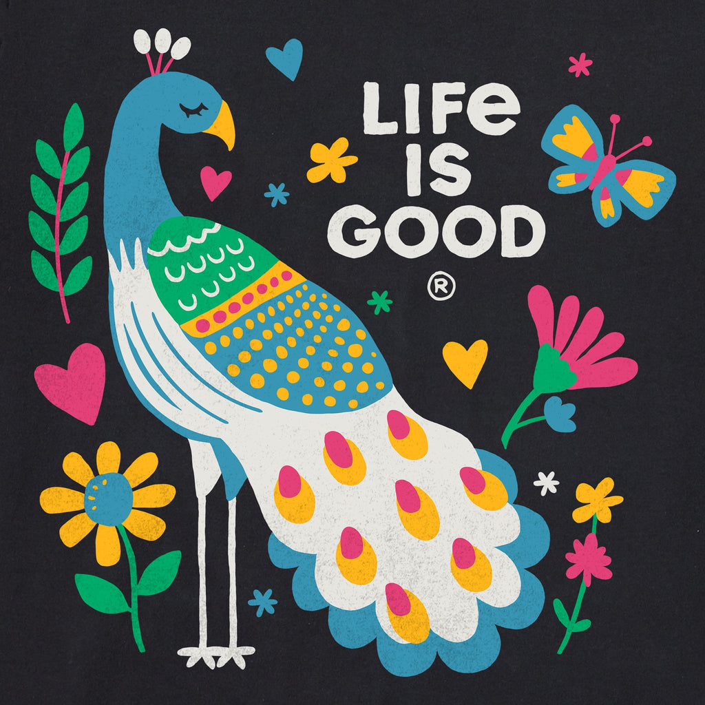 Women's It's a Peacock Short Sleeve Crusher Tee product image 2