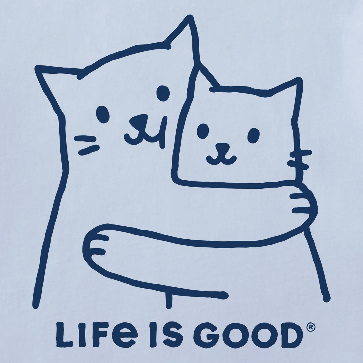 Women's Hugging Cats Short Sleeve Crusher Tee product image 2