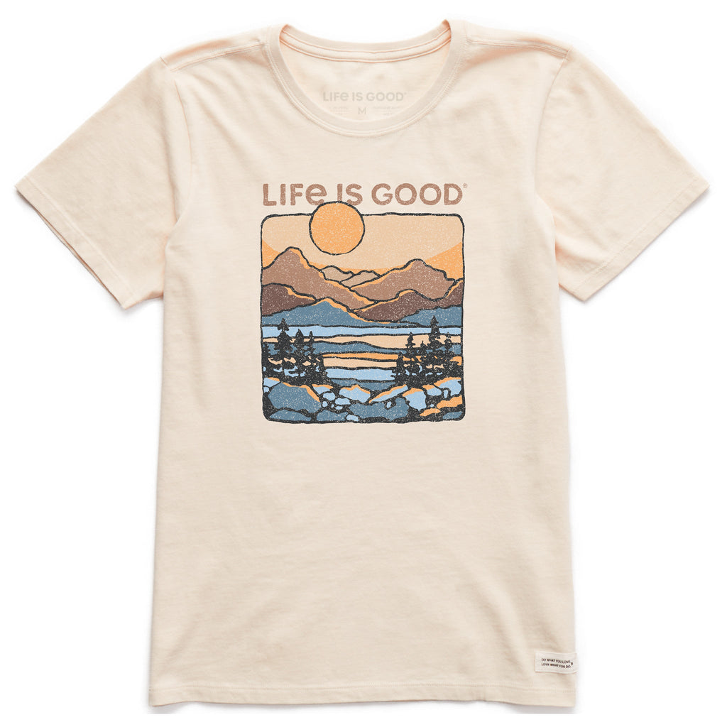 Women's A Mountain Sunset Short Sleeve Crusher Tee product image 1