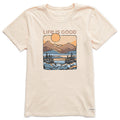 Women's A Mountain Sunset Short Sleeve Crusher Tee product image 1