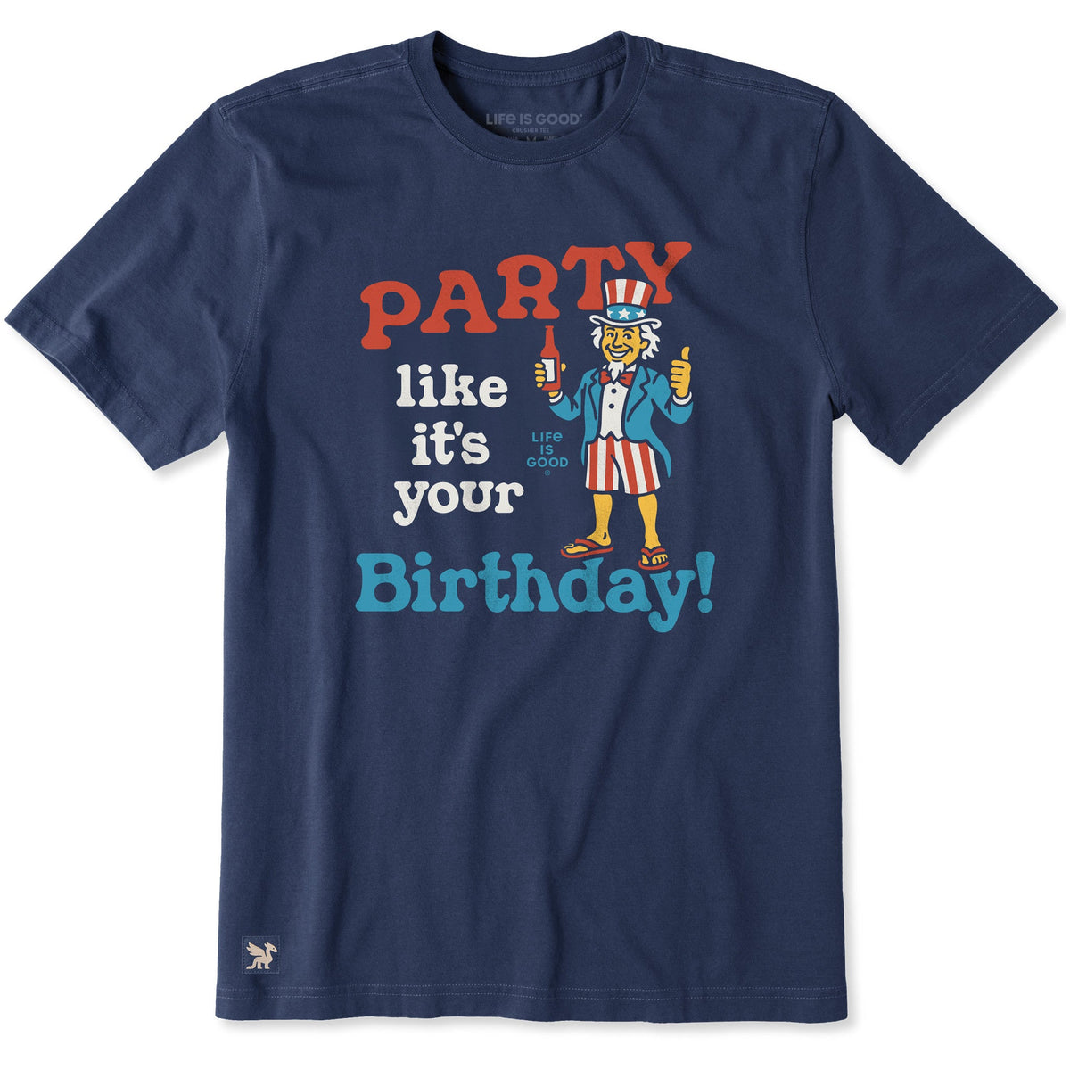 Men's Party Like It's Your Birthday Uncle Sam Short Sleeve product image 1