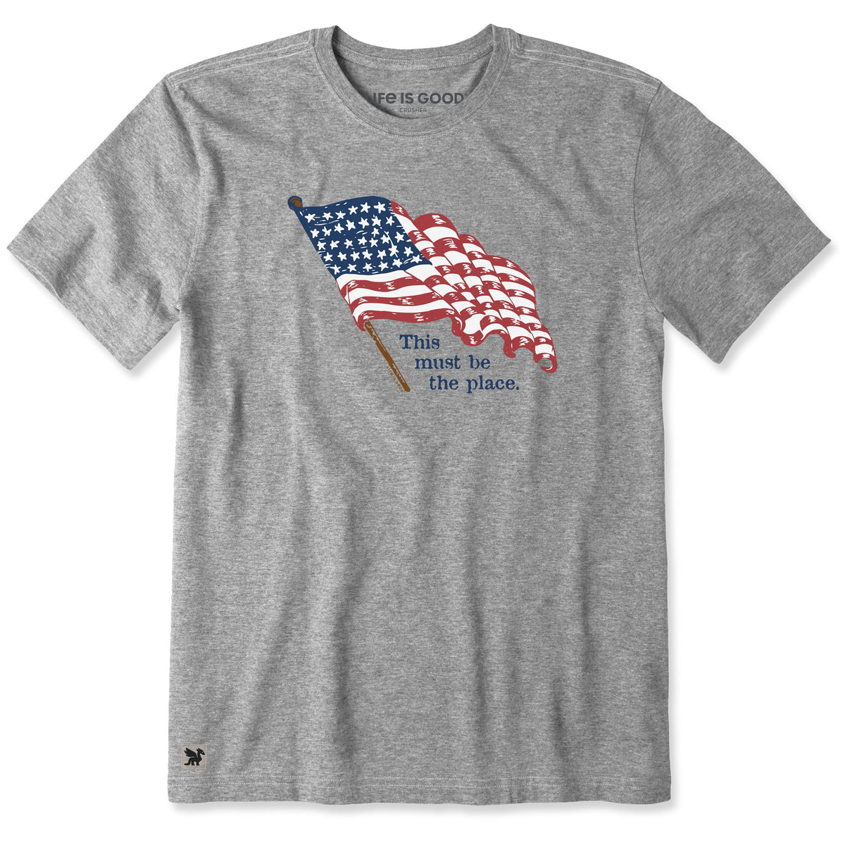 Men's This Must be the Place USA Short Sleeve Crusher Tee product image 1