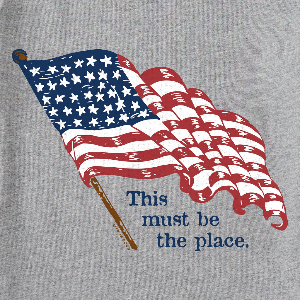 Men's This Must be the Place USA Short Sleeve Crusher Tee product image 2