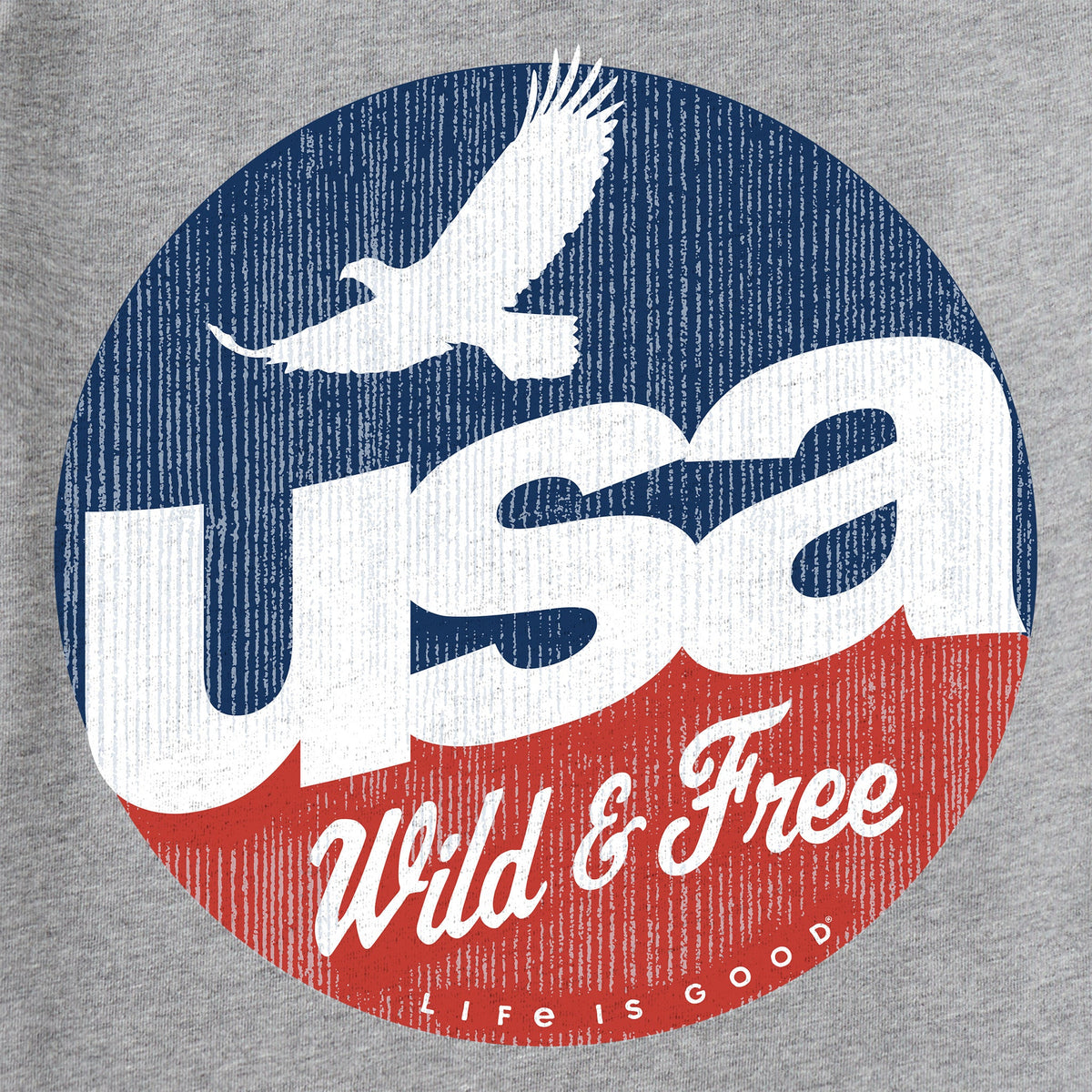 Men's USA Wild & Free Short Sleeve Crusher Tee product image 2